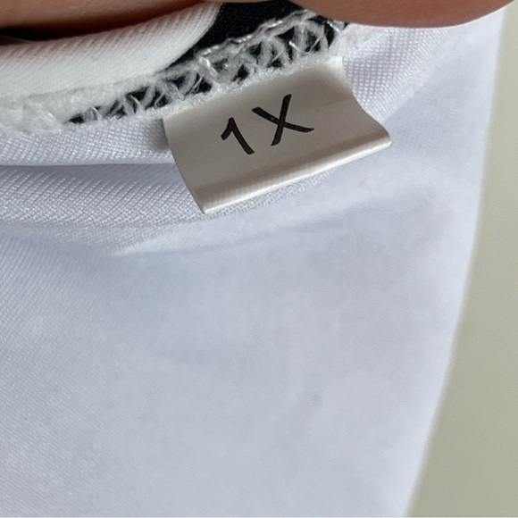 Cupshe Garden Floral and Stripe Bikini High Waisted NWT Size 1X Swimsuit 2 Piece - Picture 9 of 9